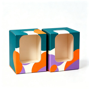 Boîte en carton personnalisée avec fenêtre transparente en PET, emballage de vente au détail pour jouets sensoriels pour enfants - Product Image 2