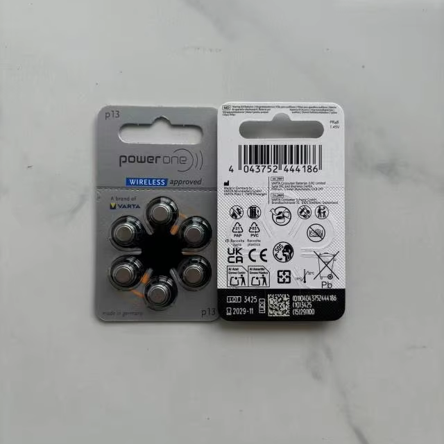 Varta Hearing Aids Batteries Powerone Aparatos Auditivos Battery Power One P10 P312P13 P675 Zinc Air Hearing Aids Batteries