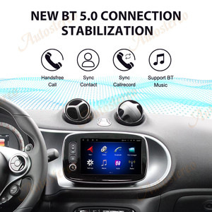 Autostereo Android13 mercedes-benz akıllı 2015-2018 için araba radyo multimedya CD çalar DVD Stereo Carplay navigasyon kafa ünitesi - Product Image 4