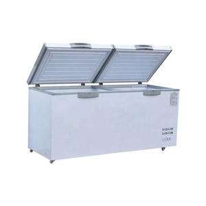 Supermercato commerciale congelatore orizzontale di grande capacità congelatore orizzontale congelatore <span class=keywords><strong>frigorifero</strong></span> <span class=keywords><strong>con</strong></span> due scomparti - Product Image 1