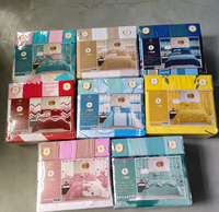 Parure de lit de luxe 8 pièces pour lit King/Queen, ensemble de draps imprimés floraux à poches profondes avec rideaux, vente en gros