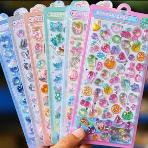 Autocollants 3D en relief multicolores Kawaii GF, autocollants adhésifs pour la création de carnets, albums photo, papier, coques de téléphone, ordinateurs portables - Product Image 6