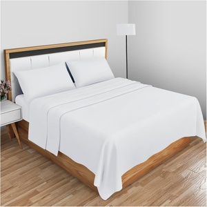 <span class=keywords><strong>Draps</strong></span> plats durables de qualité supérieure, très demandés, respirants, en coton blanc, pour hôtel, maison, hôpital - Product Image 6