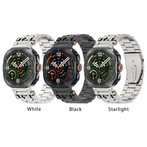สายนาฬิกาโลหะแบบเหล็ก 3 ชิ้น รุ่น Armor Style สำหรับ Samsung Galaxy Watch Ultra2 Ultra - Product Image 5