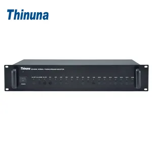 Thinuna SS-6255A Sound Equipment 16 Zonas Profissional Áudio Fontes Processadores Paginação Public Address System Speaker Selector