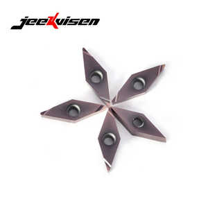 Jeekvisen VBGT1103 04L-F JM115P Insertos de carburo de corte CNC Herramienta HSS de aleación dura para inserto de torneado de torno CNC de acero inoxidable - Product Image 6