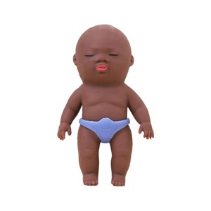 Ugly Cute Unzip Doll Pinch Music Slow Rebound Black Rubber Palm <span class=keywords><strong>Toy</strong></span> Lala Music Youth - Product Image 2