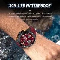 Jam Tangan Pria CHAXIGO 7624 Outdoor Quartz Multifungsi Layar Ganda Kronograf Tanggal Otomatis Lampu Malam