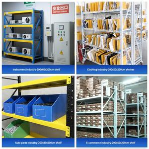 Rak baja kualitas tinggi tugas menengah rak baja dilapisi bubuk kapasitas tinggi rentang panjang gudang pabrik rak ban - Product Image 4