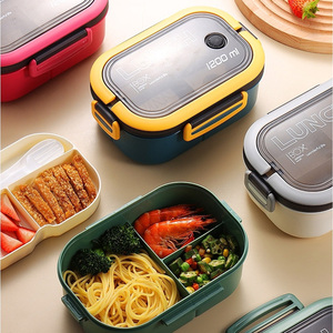 Nhà Máy Bán buôn cần thiết cho nhân viên văn phòng dày PP hai lớp ngăn Hộp Ăn Trưa - Product Image 3