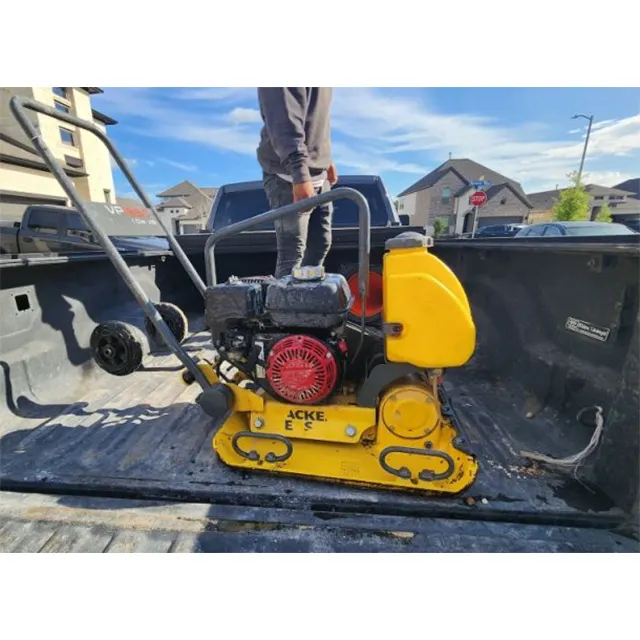 Gasoline Vibrating Plate Compactor Mobile Mini Road Roller Soil Vibrator Compactor Plate