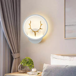 โคมไฟคริสตัล LED ติดผนังสีทองโคมไฟแก้วสำหรับห้องนอนห้องน้ำบ้านศิลปะตกแต่งหินติดผนังโคมไฟฝัง - Product Image 4