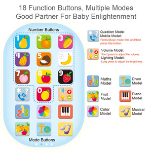 Juguetes de máquina <span class=keywords><strong>para</strong></span> bebés, música brillante, juguete <span class=keywords><strong>para</strong></span> teléfono móvil, juguetes educativos pequeños <span class=keywords><strong>en</strong></span> inglés <span class=keywords><strong>para</strong></span> niños y <span class=keywords><strong>niñas</strong></span> - Product Image 4