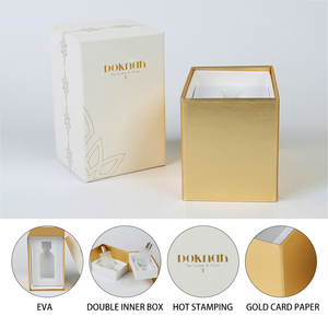 קופסת בושם באיכות גבוהה נייר הדפסה תיבת נייר עיצוב מותאם אישית נייר בקבוק ריק אריזת אריזת יוקרה - Product Image 5