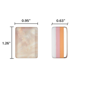 맞춤형 4중 고급 어린이 마작 타일 160개 진주빛 아크릴 내구성 친환경 세트 - Product Image 6