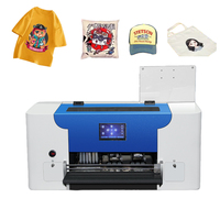 Impresora DTF A3 A4 con Circulación de Tinta Blanca, Transferencia Térmica XP600, Impresión Directa a Película, Máquina de Impresión de Camisetas y Prendas Textiles con Alimentador de Rollo