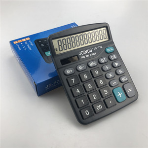 Joinus Js 772 Calculator 12 Digit Display Dual Power Supply Office Use - Product Image 1