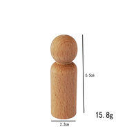 Tailai bricolage artisanat poupées en bois poupée en bois inachevée personnes en bois inachevées pour bricolage et peinture