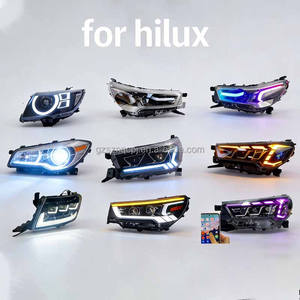 Kit Completo de Conversión de Carrocería Frontal para Toyota Hilux 16-20, Actualización al Estilo Revo 2021 - Incluye Parachoques Delantero, Faros Delanteros - Product Image 5