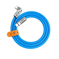 Câble de données de charge rapide en alliage de zinc et silicone personnalisé pour téléphones mobiles compatible avec C à C C L pour l'utilisation de l'appareil photo d'ordinateur