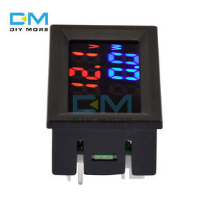 Medidor de Voltaje, Corriente y Potencia de CC 5V-30V, Rojo y Azul, 10A, Pantalla LED, Voltímetro <span class=keywords><strong>Digital</strong></span>, Amperímetro, Resistencia de Derivación Integrada, Prueba de CC 0V-100V - Product Image 3