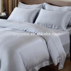 4 pièces 100% Mulberry Charmeuse <span class=keywords><strong>En</strong></span> Soie Ensemble de Draps Sans Soudure Profond pour Lit Queen - Product Image 2