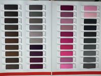 A195 Ventes chaudes Couleurs disponibles Tissu doux, lisse, respirant, léger, 100% polyester, tissu satiné uni brillant, jupes