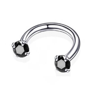 Tabique nasal con incrustaciones de diamantes Anillo nasal tipo C Pendientes de cartílago de <span class=keywords><strong>la</strong></span> oreja <span class=keywords><strong>en</strong></span> <span class=keywords><strong>espiral</strong></span> al por mayor - Product Image 3