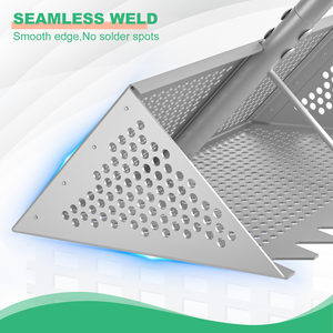 Vertak Hochleistungs-Aluminium Sandfloh-Rechen Strandegge Sandreiniger-Rechen für Strandfischerei - Product Image 2