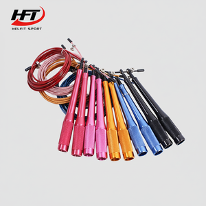 <span class=keywords><strong>Corde</strong></span> à <span class=keywords><strong>sauter</strong></span> réglable de qualité professionnelle pour entraînement Cross Fit et boxe - Product Image 1