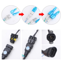 Remplacement de phare antibrouillard avant de voiture rond à LED de 4 pouces, 30W, phare antibrouillard rond de 4 pouces avec yeux d'ange, anneau halo complet pour Jeep Wrangler Jk