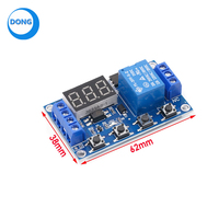 Module Relais Temporisé 6-30V Interrupteur Déclencheur Circuit Minuteur DC12V 24V XY-J02 Incubateur pour Arduino