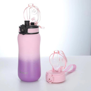 Botella de Agua Infantil de Acero Inoxidable de 350 ml, a Prueba de Fugas, de Alta Calidad, Libre de BPA, con Pajita - Product Image 5