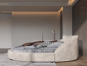 <span class=keywords><strong>Lit</strong></span> double super king size en tissu confortable, mobilier de chambre à coucher moderne italien, luxe, villa, hôtel, <span class=keywords><strong>lit</strong></span> rond de 2 m - Product Image 4