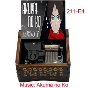 กล่องดนตรีไม้อนิเมะ อคุมะ โนะ โค  แอทแทค ออน ซีซั่น 4 ชิงเกกิ ดนตรีหมุนมือ  น่ารัก ของขวัญพิเศษ - Product Image 5