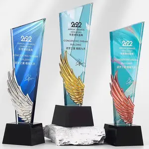 MH-NJ00780 Full color printing personalized Crystal trophy Awards