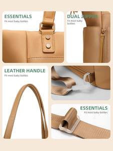 Bolsa DE LA COMPRA Bolsa de pañales Tote, Bolsa de pañales Mochila Ara <span class=keywords><strong>Bebe</strong></span> con cambiador, 14 bolsillos de gran capacidad - Product Image 6