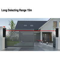 Sensor Detector Infrarrojo DC 12v 24v Fotocélula de Seguridad de Haz para Puerta, Portón, Ventana, Alarma Antirrobo y Estacionamiento