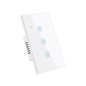 New Developed Zigbee Electric Switch Touch Smart Switches work with Alexa Google home OEM 1/2/3/4 gang smart switch