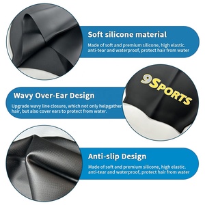 Échantillon gratuit Livraison rapide Impression personnalisée Logo drôle <span class=keywords><strong>de</strong></span> marque 55g <span class=keywords><strong>Bonnet</strong></span> <span class=keywords><strong>de</strong></span> <span class=keywords><strong>bain</strong></span> en silicone pour adulte - Product Image 4