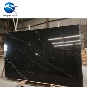 Ubin Marmer Hitam dengan Urat Putih Batu Marmer Hitam - Product Image 4