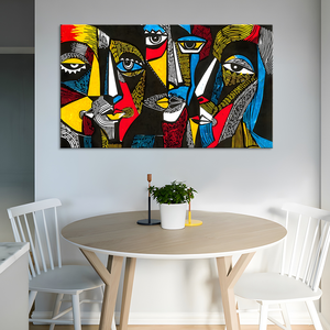 Decorazione della parete per la <span class=keywords><strong>camera</strong></span> <span class=keywords><strong>da</strong></span> <span class=keywords><strong>letto</strong></span> ritratto astratto stampa immagine dipinti su tela <span class=keywords><strong>con</strong></span> arte della parete della macchina per il bagno del soggiorno - Product Image 6