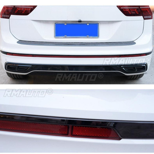 สำหรับรถยนต์ Volkswagen Tiguan L 2022+ ชุดแต่งสปอยเลอร์กันชนหลัง แถบตกแต่ง ชิ้นส่วนดัดแปลง ป้องกันกันชน อุปกรณ์ตกแต่งรถยนต์ - Product Image 5