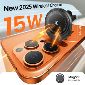 Cargador Magnético Rápido <span class=keywords><strong>de</strong></span> 15W para Auto, con Disipación <span class=keywords><strong>de</strong></span> Calor <span class=keywords><strong>de</strong></span> Aleación <span class=keywords><strong>de</strong></span> Aluminio, para iPhone 17/16, <span class=keywords><strong>Precio</strong></span> <span class=keywords><strong>de</strong></span> Fábrica - Product Image 2