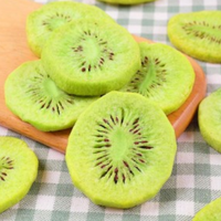 Hoge Kwaliteit Fabrieksgroothandel Gefreeze-droogde Groene Hart Kiwi Schijfjes 100% Natuurlijk Zonder Toegevoegde Suiker