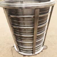 Panier à filetage compensé, 1 pièce, en acier inoxydable, filtre à tambour rotatif