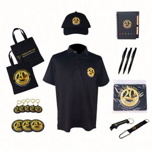 Design Custom Logo Low Price Corporate Promotional Gift Set PU Leather T-shirt <b>Hat</b> UV Printing Modern Design <b>for</b> Business Events - Product Image 1