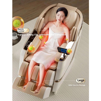Silla de Masaje Corporal Completo 3D SL Track con Control por Voz, Altavoz Bluetooth, Calentamiento de Cintura y Pantorrillas, Reclinable de Gravedad Cero, Venta al por Mayor de Fábrica