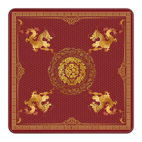 Tapis de mahjong américain extra épais, ultra-premium, antidérapant, réduisant le bruit, 32,4 pouces, pour table de jeu de société à domicile