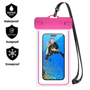 Étui de téléphone et pochette étanches IPX8 en PVC+ABS grande taille, sac étanche jusqu'à 7,2 pouces pour le camping et la natation - Product Image 6